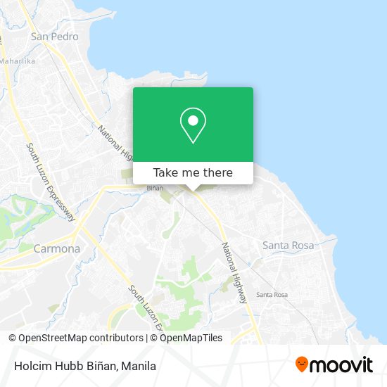 Holcim Hubb Biñan map