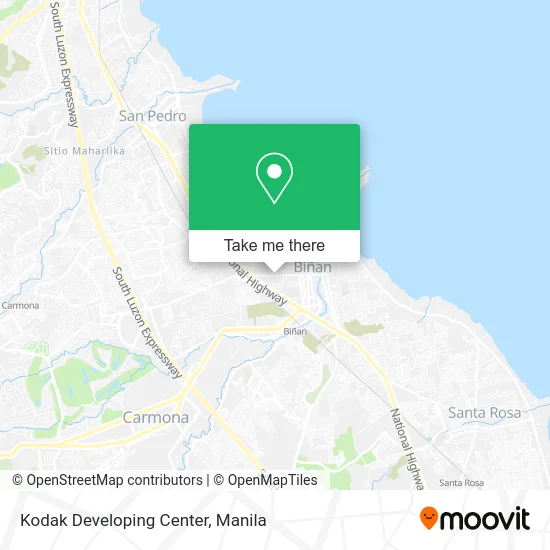 Kodak Developing Center map