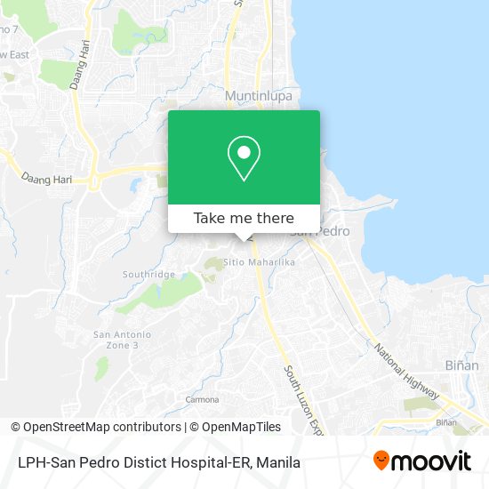 LPH-San Pedro Distict Hospital-ER map