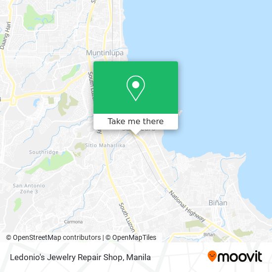 Ledonio's Jewelry Repair Shop map