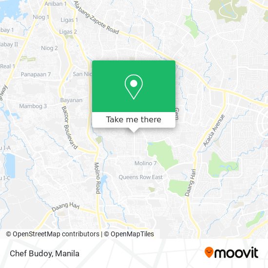 Chef Budoy map