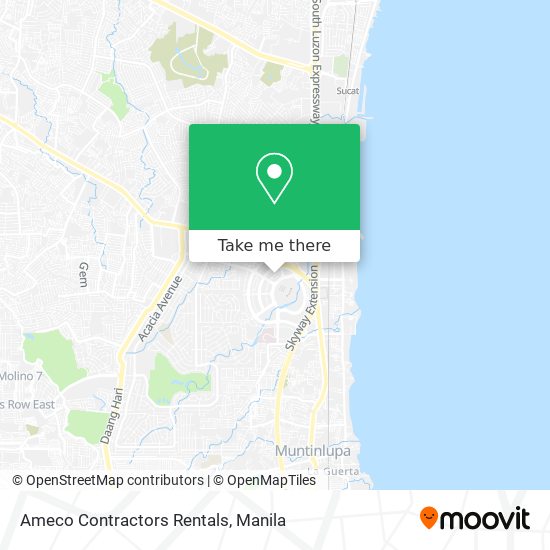 Ameco Contractors Rentals map