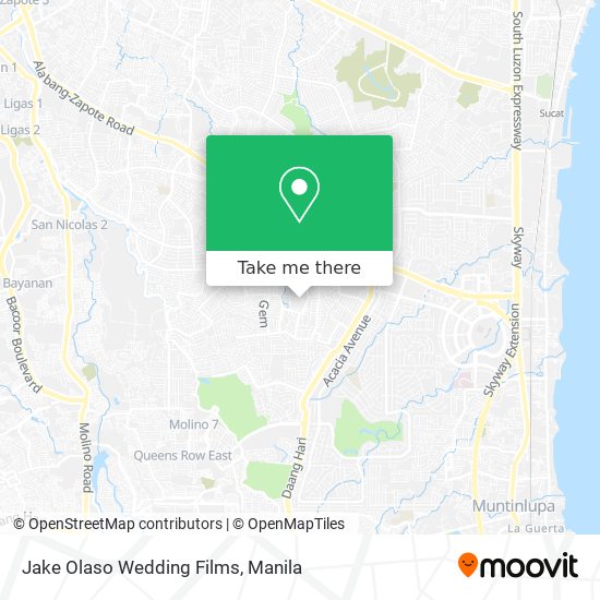 Jake Olaso Wedding Films map
