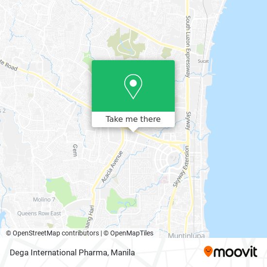 Dega International Pharma map