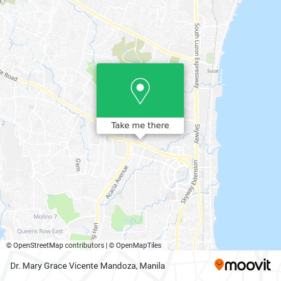 Dr. Mary Grace Vicente Mandoza map