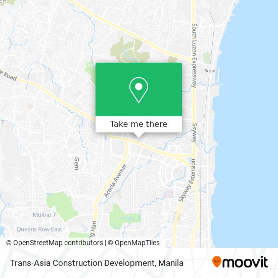 Trans-Asia Construction Development map