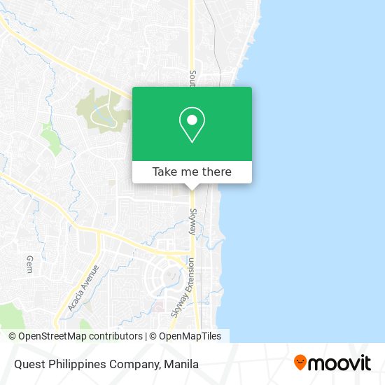 Quest Philippines Company map