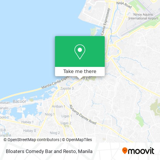Bloaters Comedy Bar and Resto map