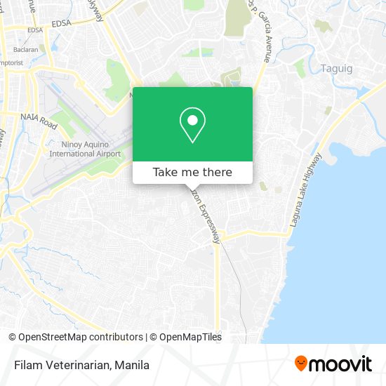 Filam Veterinarian map