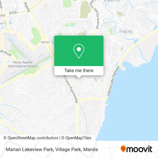 Marian Lakeview Park, Village Park map