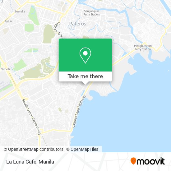 La Luna Cafe map