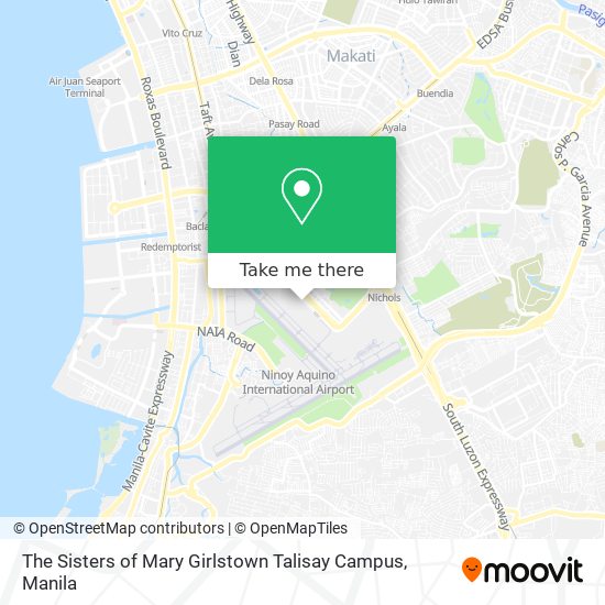 The Sisters of Mary Girlstown Talisay Campus map