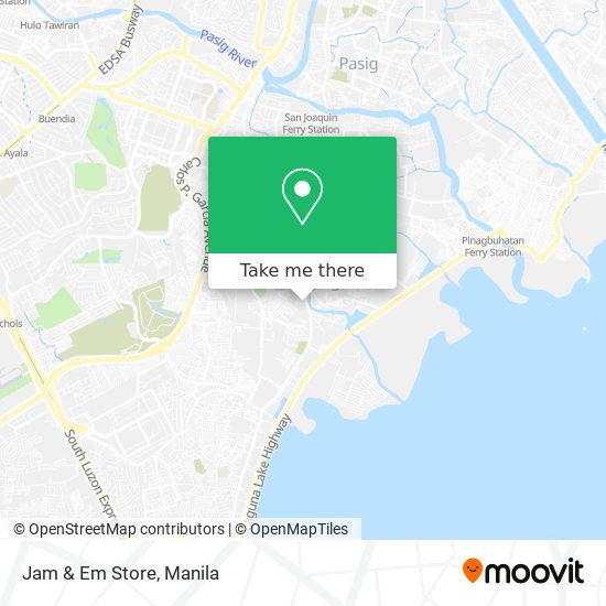 Jam & Em Store map