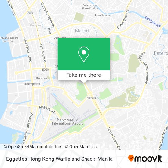 Eggettes Hong Kong Waffle and Snack map