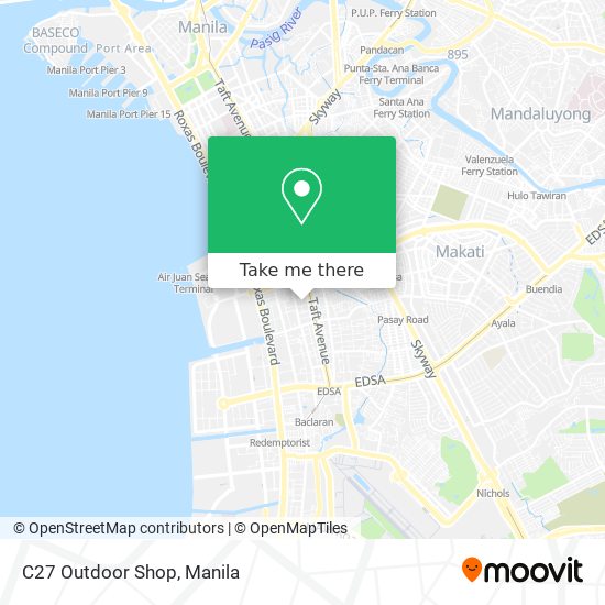 C27 Outdoor Shop map