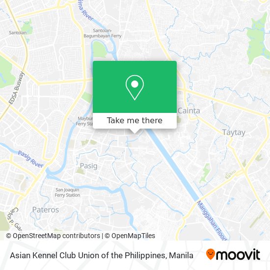 Asian Kennel Club Union of the Philippines map