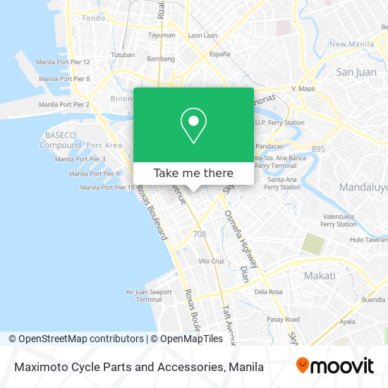 Maximoto Cycle Parts and Accessories map