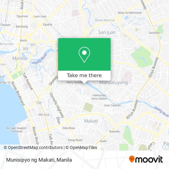 Munisipyo ng Makati map