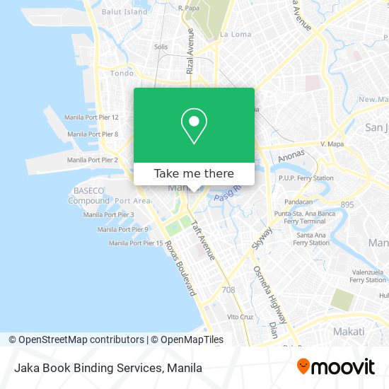Jaka Book Binding Services map