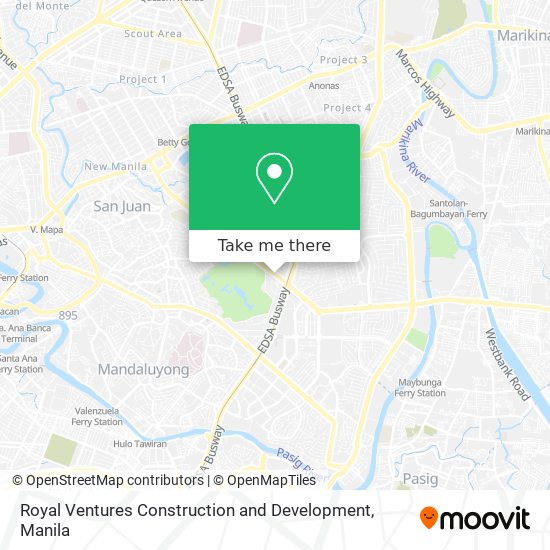 Royal Ventures Construction and Development map