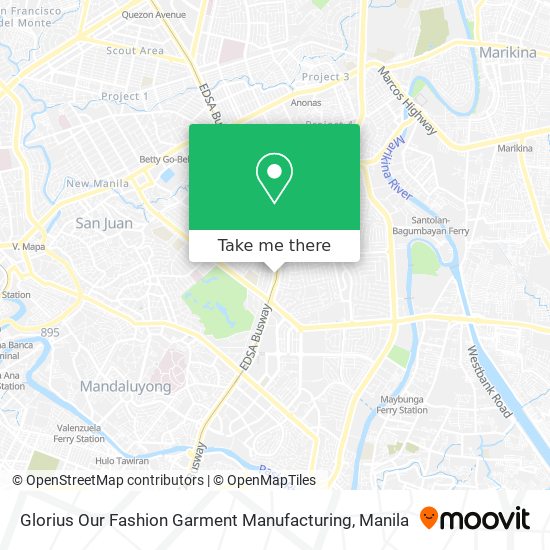 Glorius Our Fashion Garment Manufacturing map