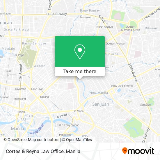 Cortes & Reyna Law Office map