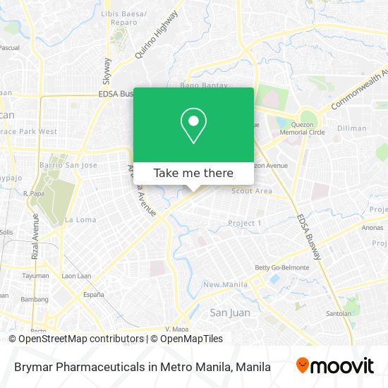 Brymar Pharmaceuticals in Metro Manila map