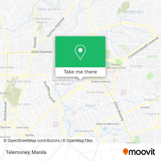 Telemoney map