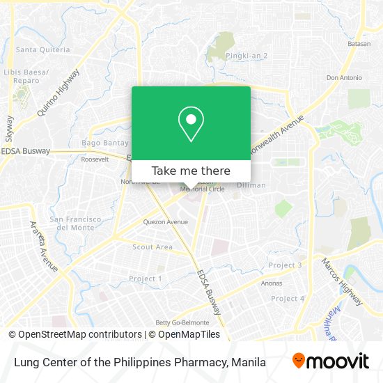 Lung Center of the Philippines Pharmacy map