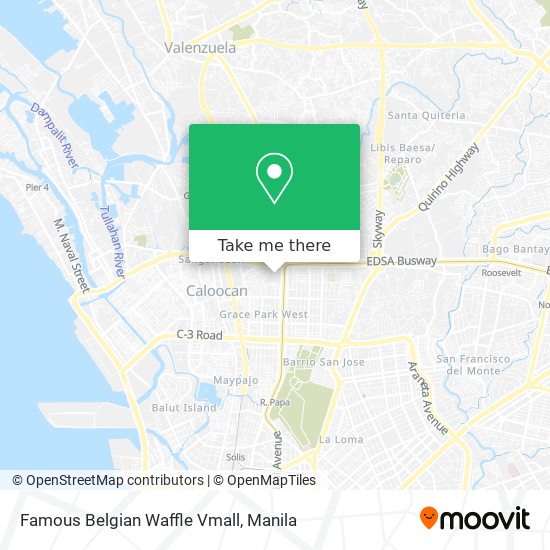 Famous Belgian Waffle Vmall map