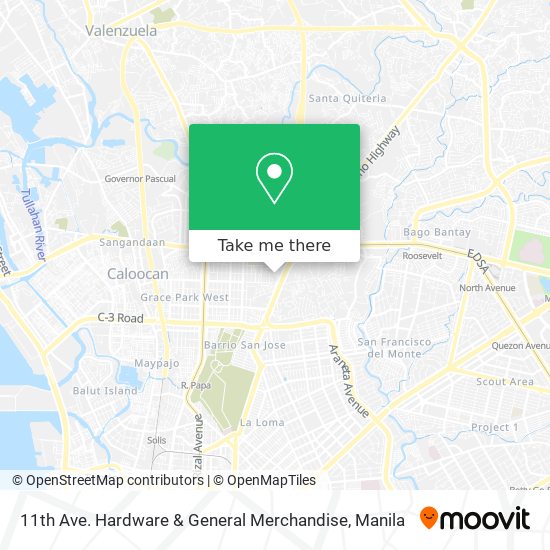 11th Ave. Hardware & General Merchandise map