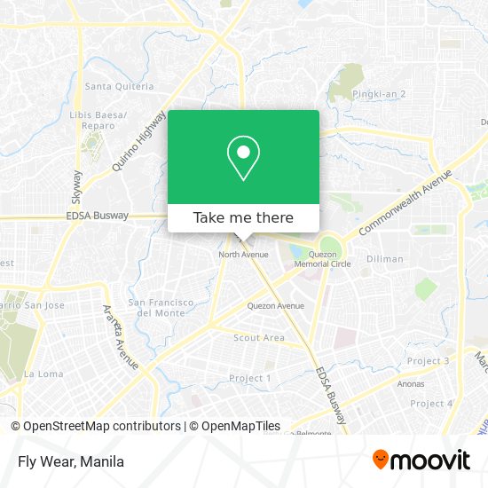 Fly Wear map