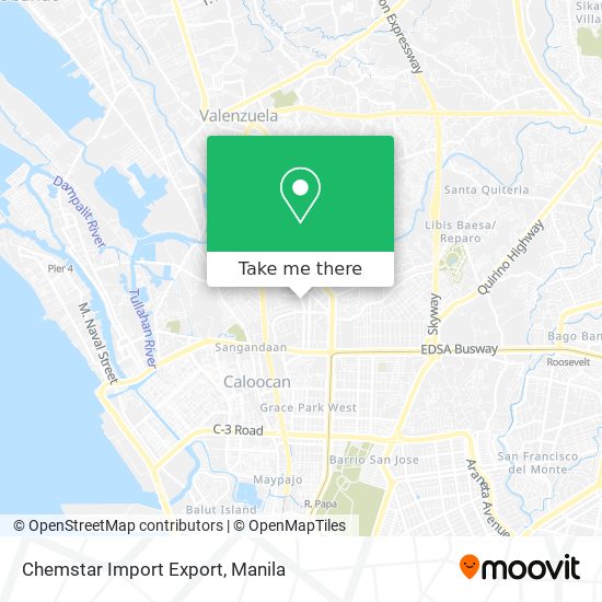 Chemstar Import Export map
