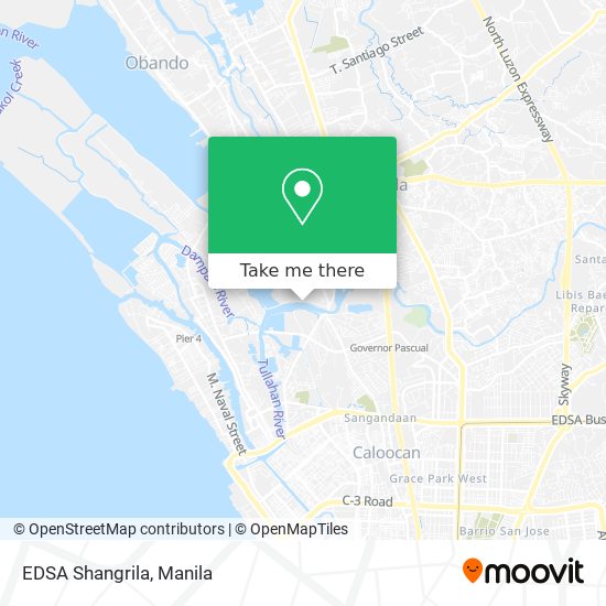 EDSA Shangrila map