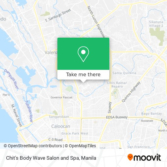 Chit's Body Wave Salon and Spa map