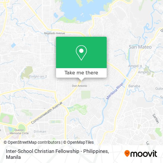 Inter-School Christian Fellowship - Philippines map