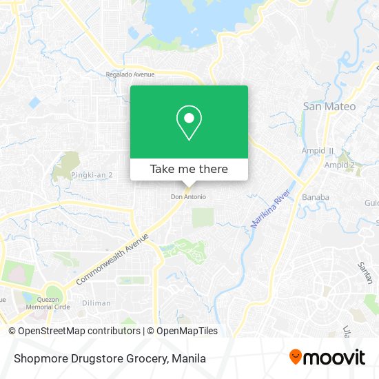 Shopmore Drugstore Grocery map