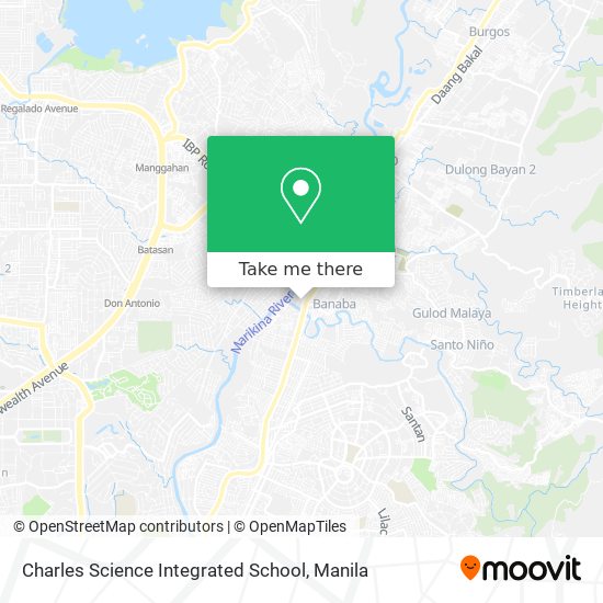 Charles Science Integrated School map