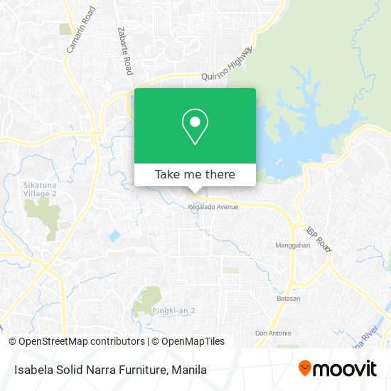 Isabela Solid Narra Furniture map