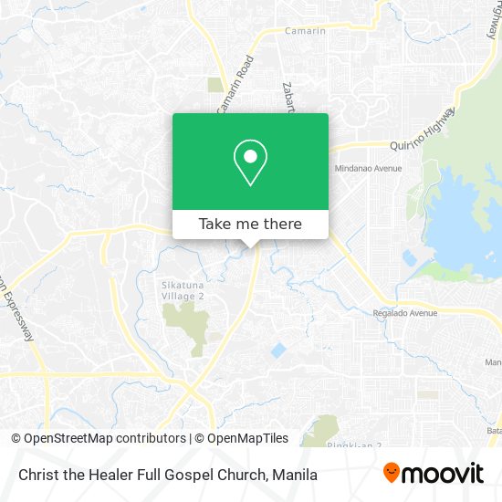 Christ the Healer Full Gospel Church map