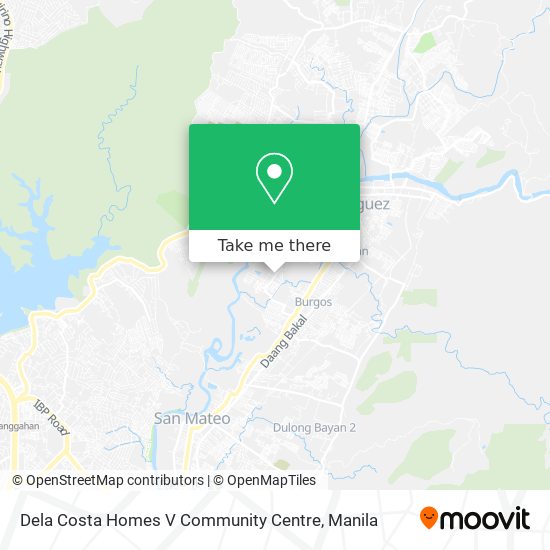 Dela Costa Homes V Community Centre map