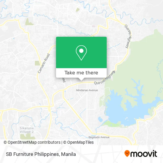 SB Furniture Philippines map