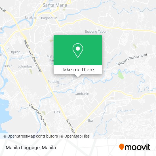 Manila Luggage map