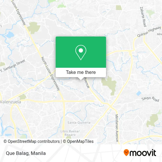Que Balag map