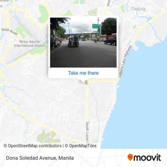 Dona Soledad Avenue map