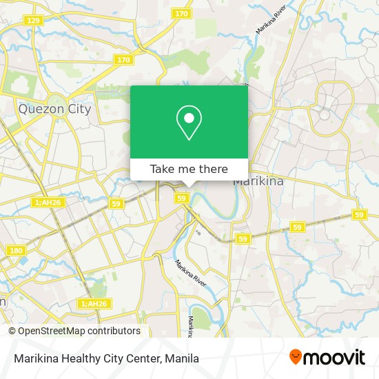Marikina Healthy City Center map