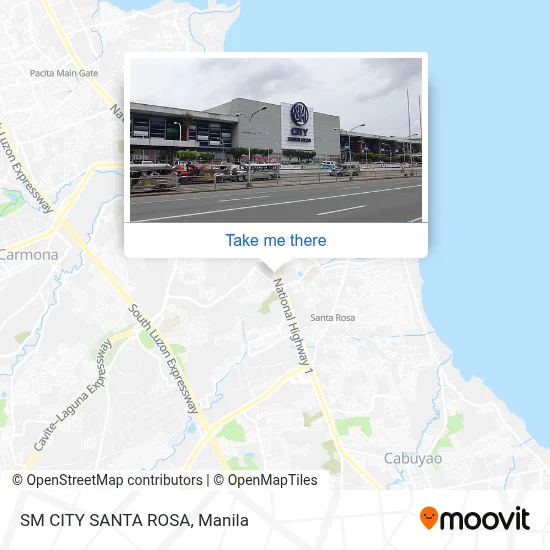 SM CITY SANTA ROSA map