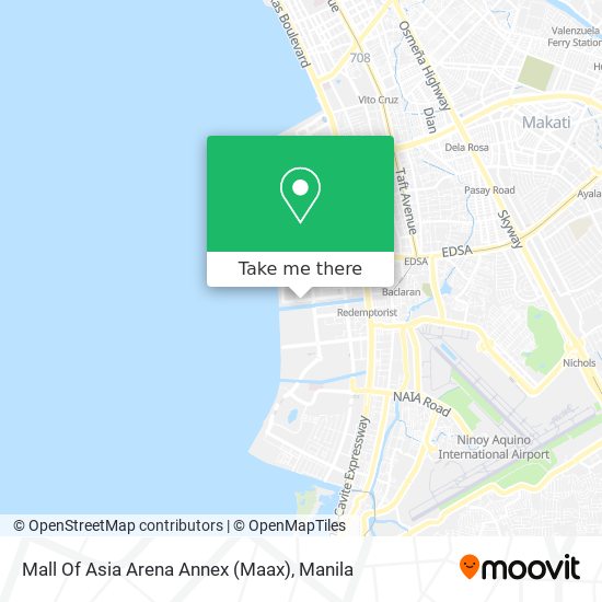 Mall Of Asia Arena Annex (Maax) map