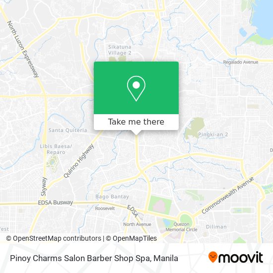 Pinoy Charms Salon Barber Shop Spa map