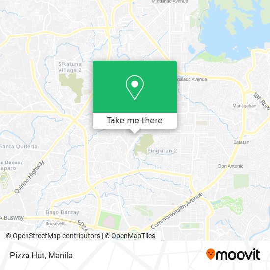 Pizza Hut map